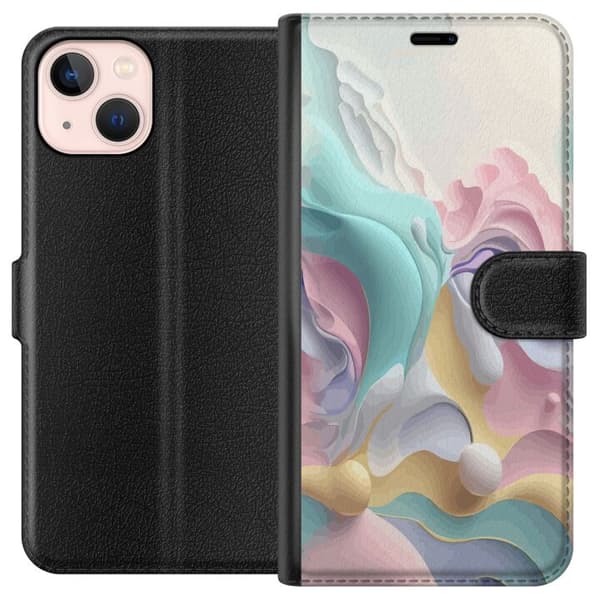 Kompatibelt Plånboksfodral till Apple iPhone 13 mini Pastell