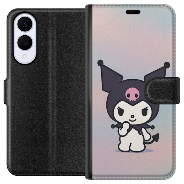 Samsung Galaxy S25 Edge Tegnebogsetui Kawaii Sanrio Kuromi