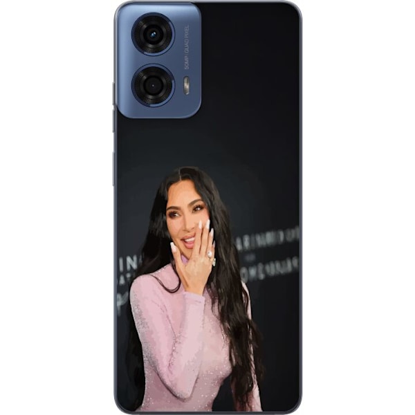 Motorola Moto G04 Gennemsigtig cover Kim Kardashian – Trending Outfits 2025