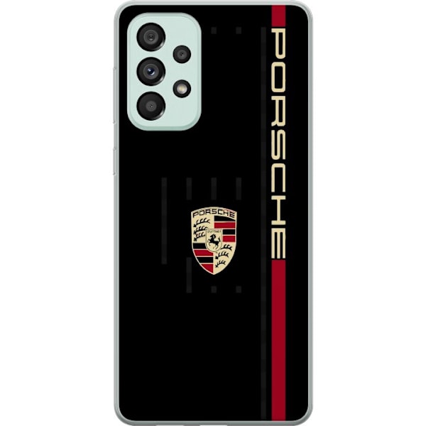 Samsung Galaxy A73 5G Läpinäkyvä kuori Porsche