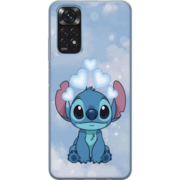 Xiaomi Redmi Note 11 Läpinäkyvä kuori Stitch Hyppäävä Il