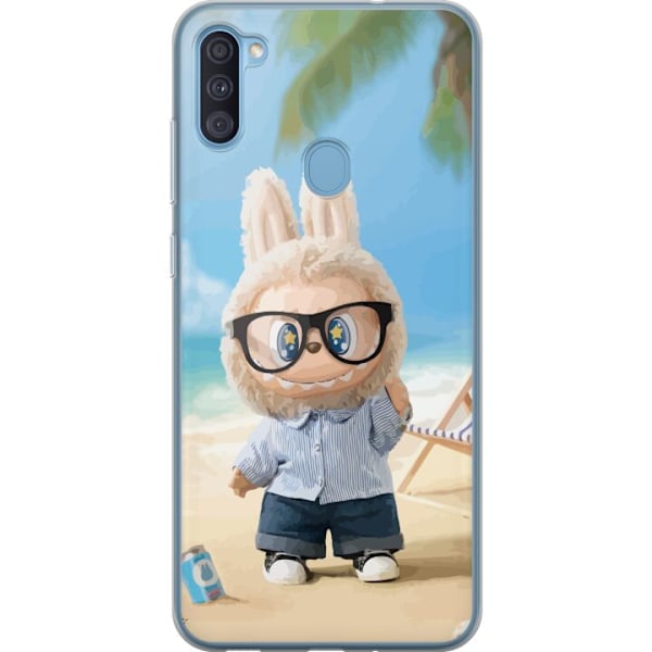 Samsung Galaxy A11 Läpinäkyvä kuori Labubu Tummat Unelmat