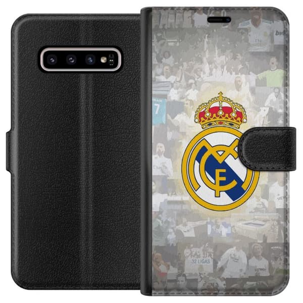 Kompatibelt Lommeboketui til Samsung Galaxy S10+ Real Madrid
