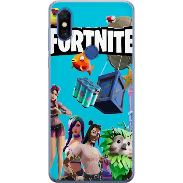 Xiaomi Mi Mix 3 Gjennomsiktig deksel Fortnite