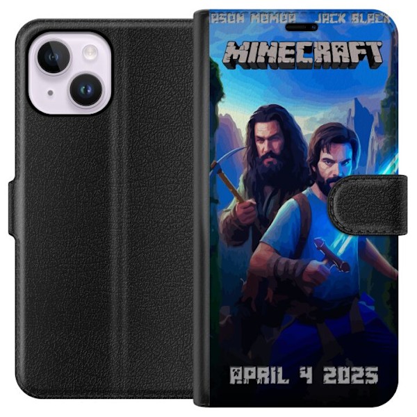 Apple iPhone 15 Plus Lompakkokotelo Minecraft-elokuva