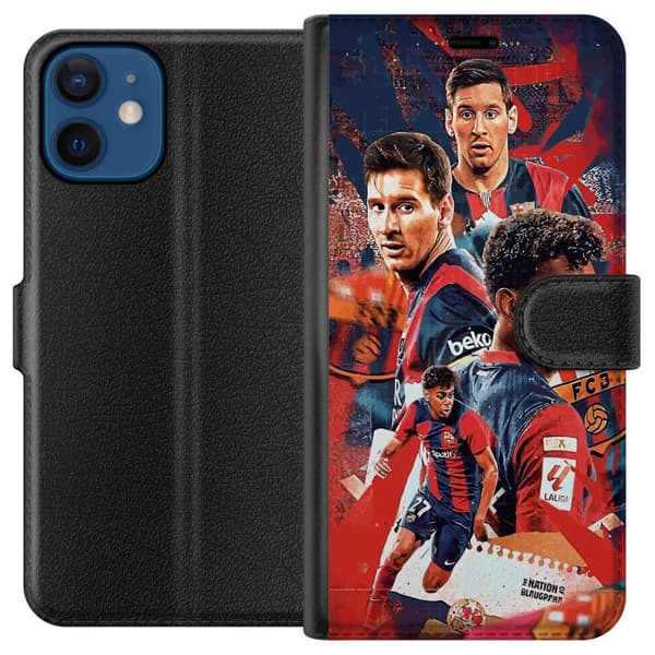 Kompatibel Tegnebogsetui til Apple iPhone 12 mini Yamal Lamine x Messi