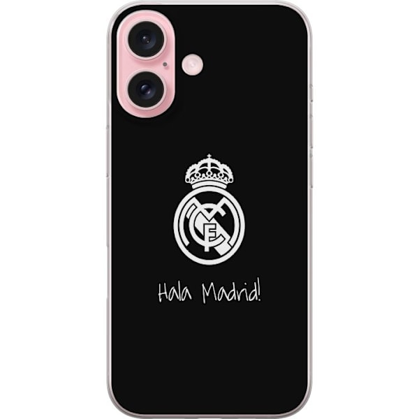 Apple iPhone 16 Läpinäkyvä kuori Real Madrid