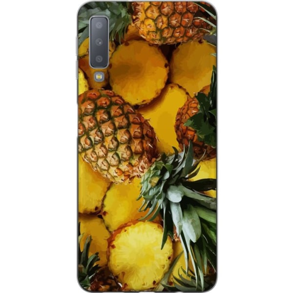 Samsung Galaxy A7 (2018) Genomskinligt Skal Tropisk Frukt