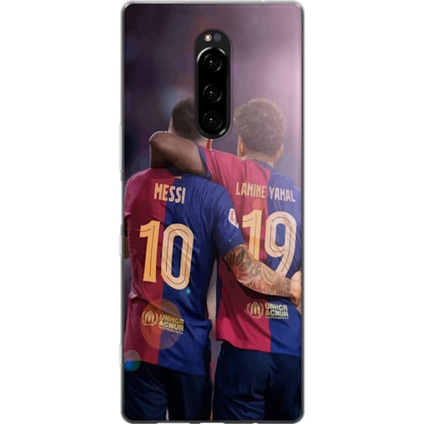 Sony Xperia 1 Läpinäkyvä kuori Lamine Yamal Messi