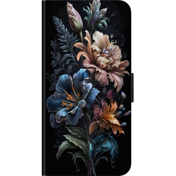Kompatibelt Lommeboketui til Samsung Galaxy A03s Blomster