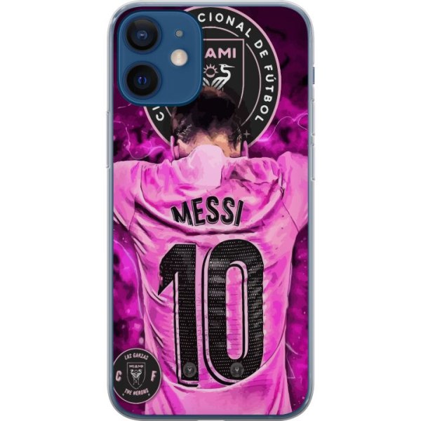 Apple iPhone 12  Gennemsigtig cover Lionel Messi (Inter Miami