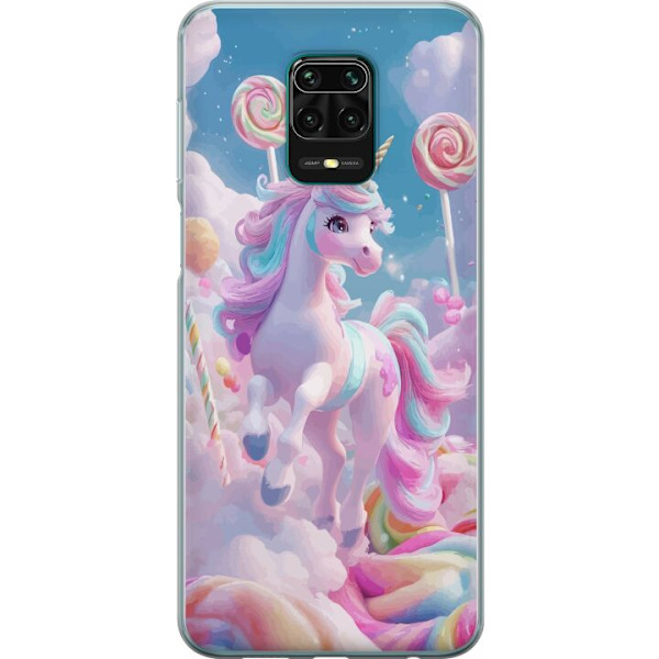 Xiaomi Redmi Note 9 Pro Läpinäkyvä kuori Yksisarvinen Candy Pastel Kawaii Suunnittelu Söpö Suosittu Väri Graafinen Trendi Lapsen Teema Fantasia