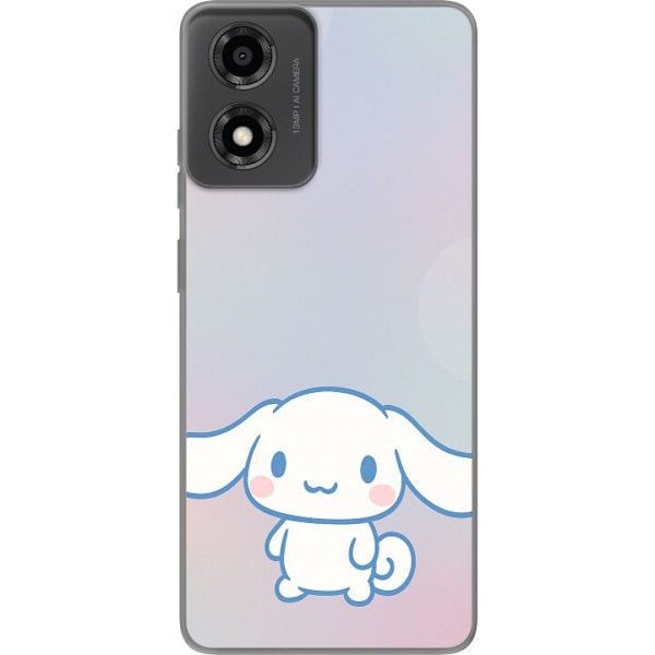 Motorola Moto E14 Läpinäkyvä kuori Kawaii Sanrio Cinnamonroll