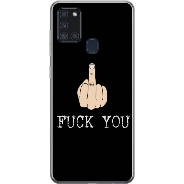 Samsung Galaxy A21s Deksel / Mobildeksel - Faen Deg