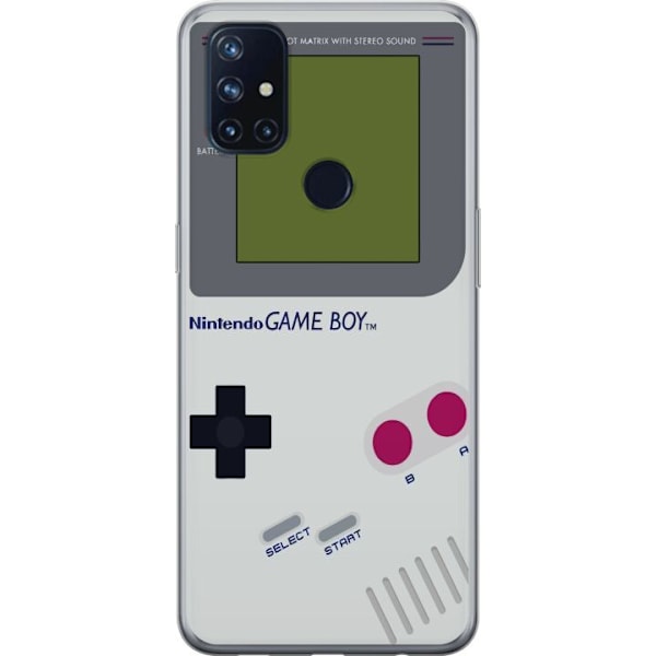 OnePlus Nord N10 5G Genomskinligt Skal Game Boy