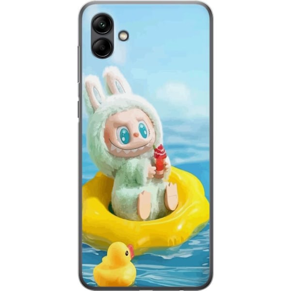 Samsung Galaxy A05 Läpinäkyvä kuori Labubu Stripe Attack -