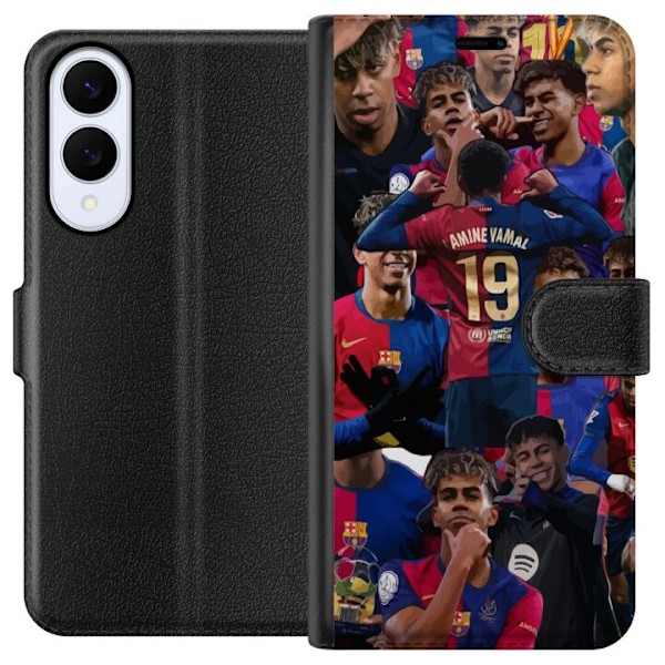 Samsung Galaxy S25 Edge Tegnebogsetui Lamine Yamal mobilcover til fodboldfans