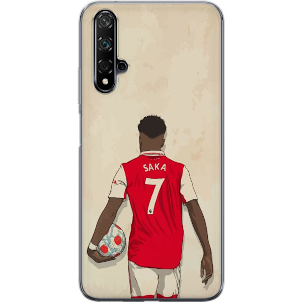 Huawei nova 5T Läpinäkyvä kuori Arsenal FC Jalkapallo Arsenal FC Motiivi Pelaaja Premier League Englanti Suosittu Urheilulaji Jalkapallotähti Lont