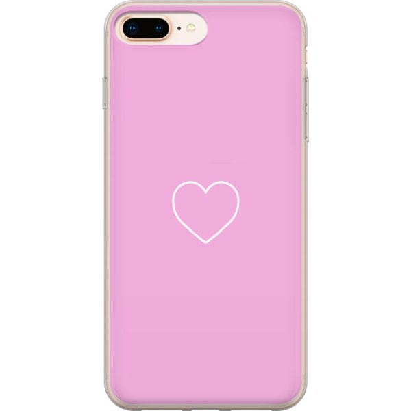 Apple iPhone 8 Plus Cover / Mobilcover - Hjerte