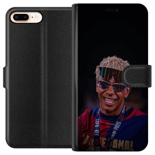 Apple iPhone 7 Plus Plånboksfodral Lamine Yamal mobilskal i s