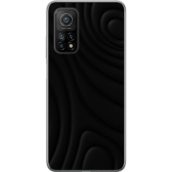 Xiaomi Mi 10T Pro 5G Läpinäkyvä kuori Tummat Aallot