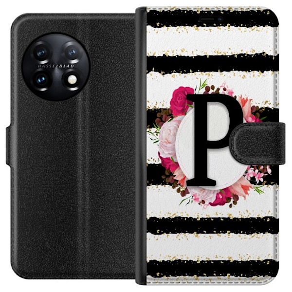 OnePlus 11R Plånboksfodral Bokstaven P