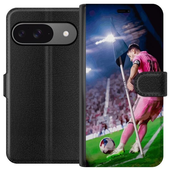 Google Pixel 9 Pro Lompakkokotelo Lionel Messi (Inter Miami CF