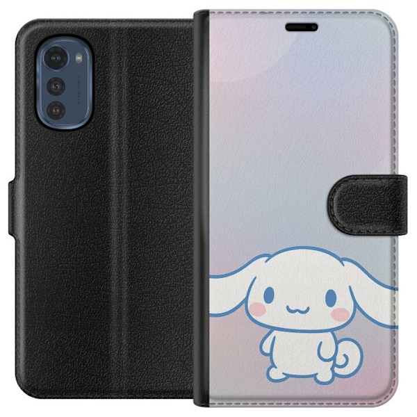 Motorola Moto E32s Plånboksfodral Kawaii Sanrio Cinnamonroll