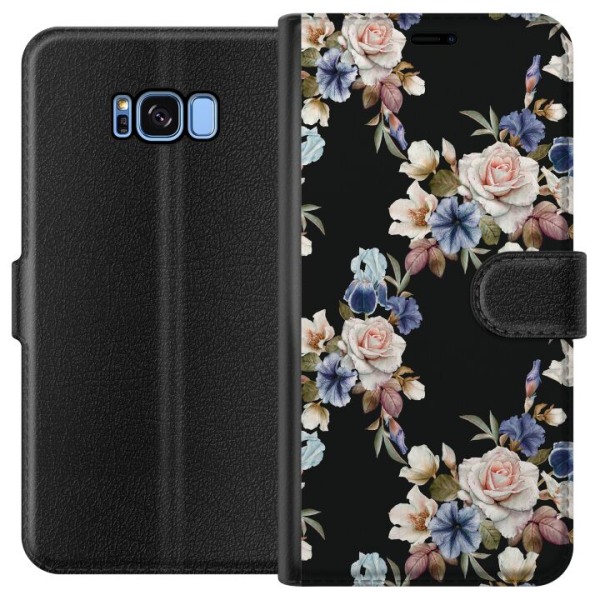 Samsung Galaxy S8 Plånboksfodral Floral