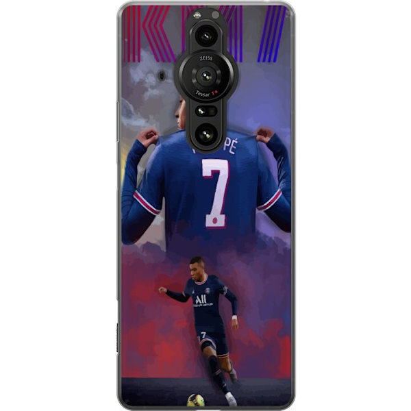 Sony Xperia Pro-I Gennemsigtig cover MAP Fodbold Design Grafisk Mønster Moderne Sportsmotiv Trend Fodbold Populær Grafisk Stil Motiv