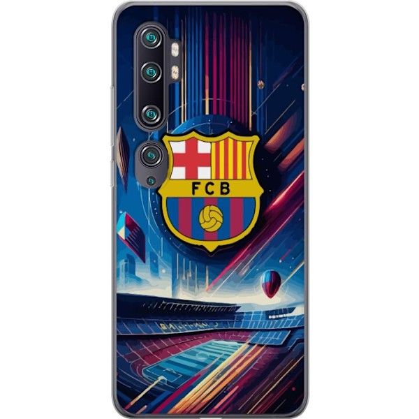 Xiaomi Mi Note 10 Gennemsigtig cover FC Barcelona