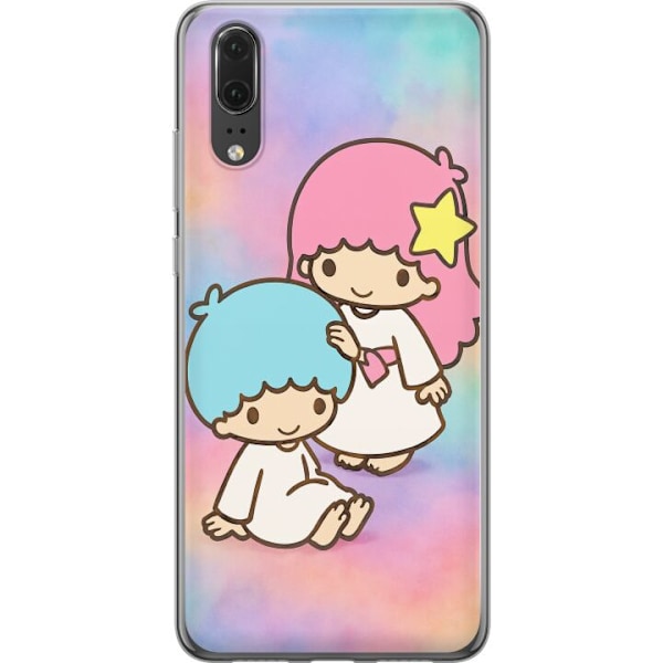 Huawei P20 Genomskinligt Skal Kawaii Sanrio Kiki Lola Little T