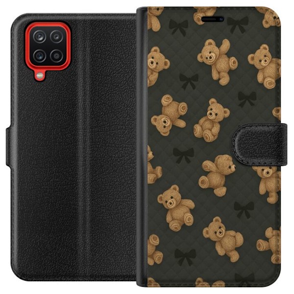 Samsung Galaxy A12 Tegnebogsetui Teddy Knus