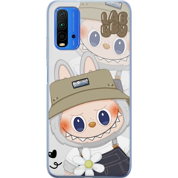 Xiaomi Redmi Note 9 4G Läpinäkyvä kuori Labubu Minimal Mood - Yksinkertainen ja tyylikäs hirviösuunnittelu