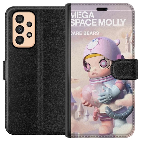 Samsung Galaxy A53 5G Lompakkokotelo Mega Space Molly Care Bears Series - Share Bear Edition