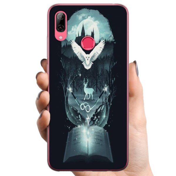 Huawei Y7 (2019) TPU Mobilcover Harry Potter