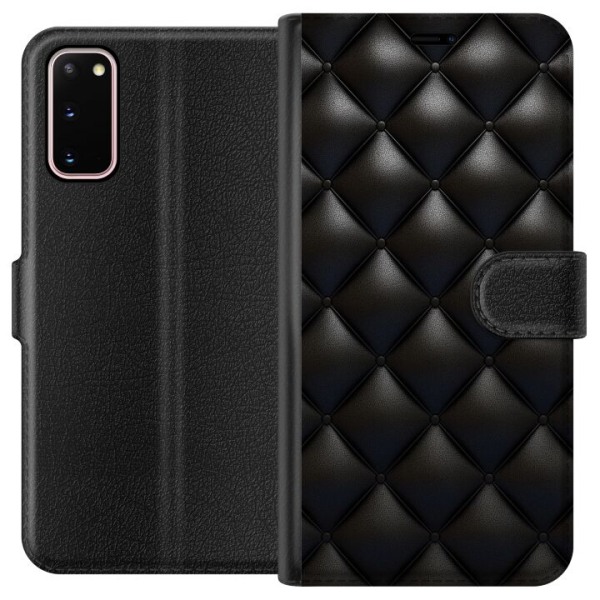 Samsung Galaxy S20 Plånboksfodral Leather Black