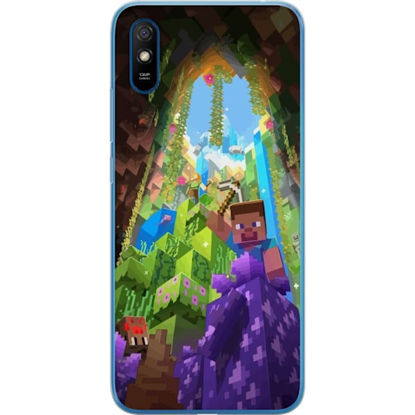 Xiaomi Redmi 9A Gennemsigtig cover Minecraft