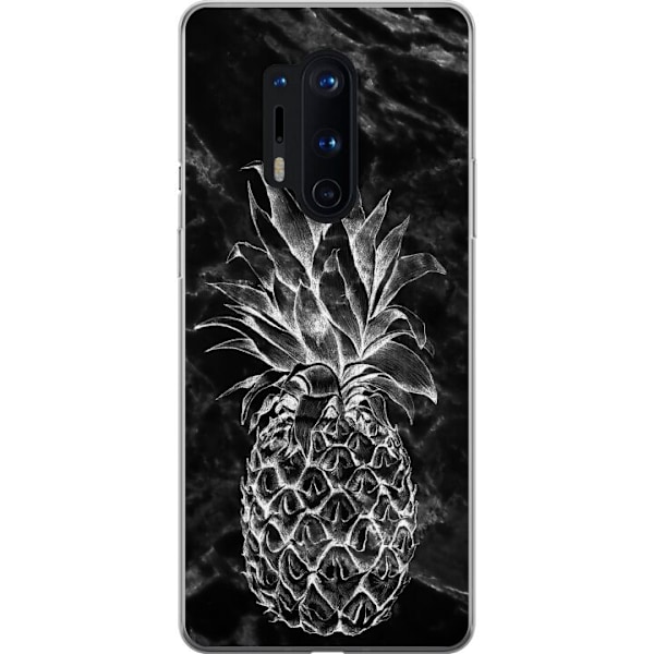 OnePlus 8 Pro Genomskinligt Skal Marmor Ananas