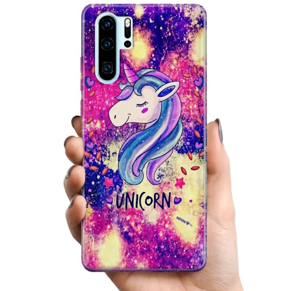Huawei P30 Pro TPU Mobilcover Enhjørning