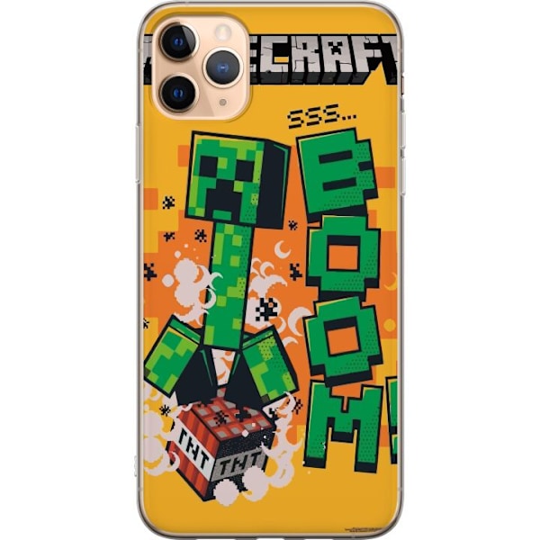 Apple iPhone 11 Pro Max Genomskinligt Skal Minecraft Boom