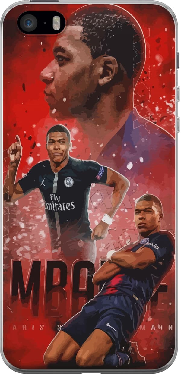 Kompatibelt Mobilskal till Apple iPhone SE (2016) Mbappe