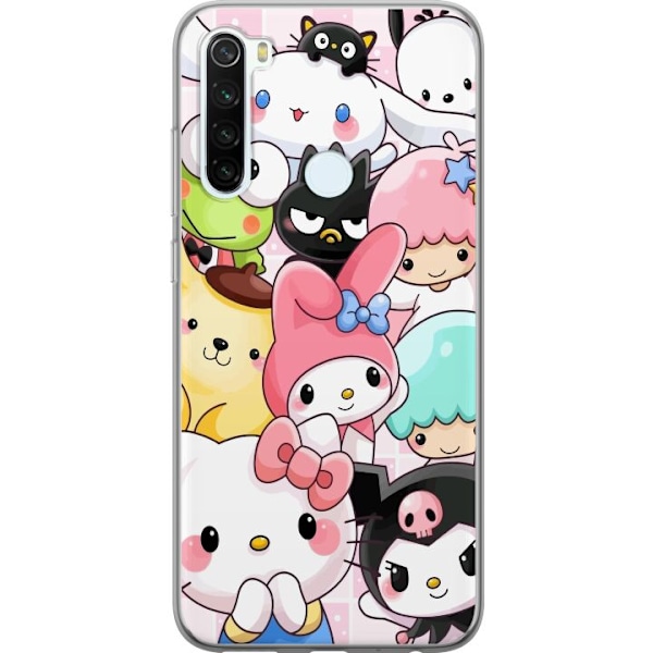 Xiaomi Redmi Note 8 Läpinäkyvä kuori Kawaii Sanrio Crew