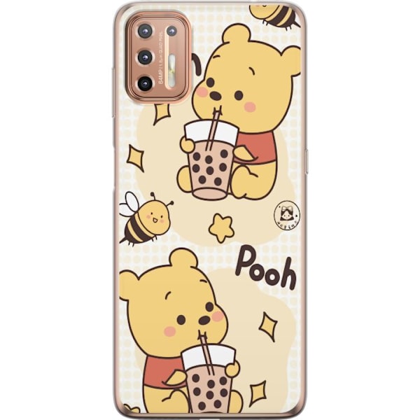 Motorola Moto G9 Plus Läpinäkyvä kuori Nalle Pooh - klassin