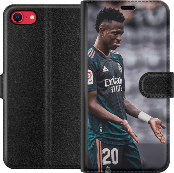Kompatibel Tegnebogsetui til Apple iPhone 8 Vinícius Júnior Fodbold Brasilien Real