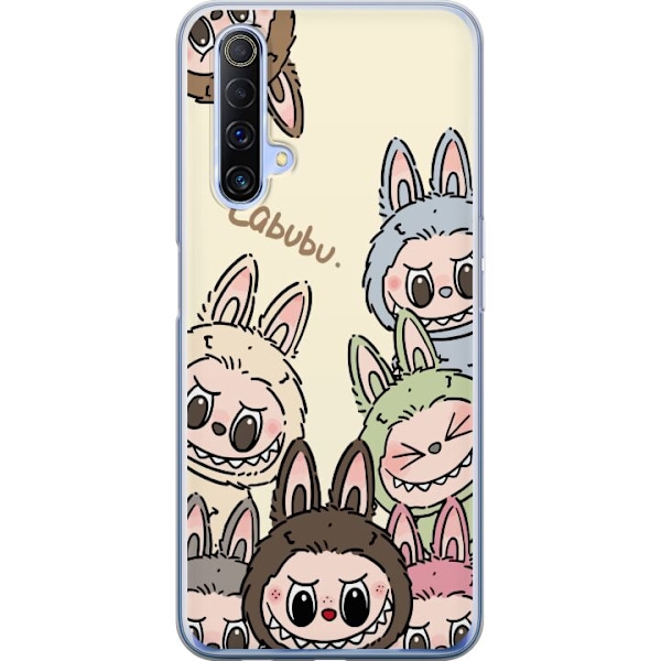 Realme X50 5G Genomskinligt Skal Labubu Pastel Collection