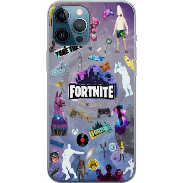 Apple iPhone 12 Pro Max Gjennomsiktig deksel Fortnite