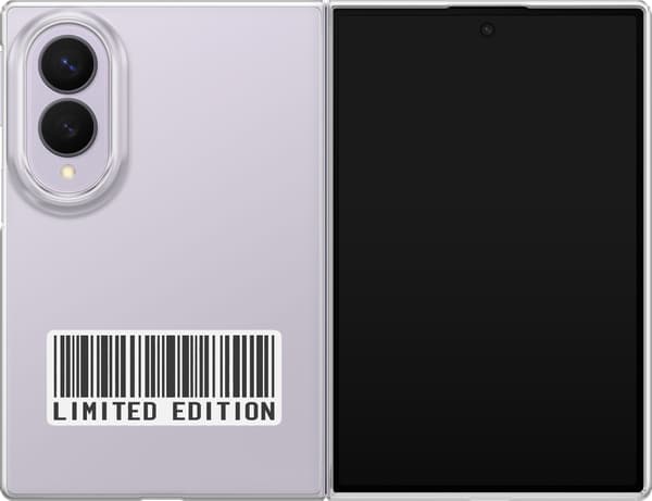 Kompatibel Mobilcover til Samsung Galaxy Z Fold8 Stregkode - Sort motiv i begrænset oplag - Stregkode. sort