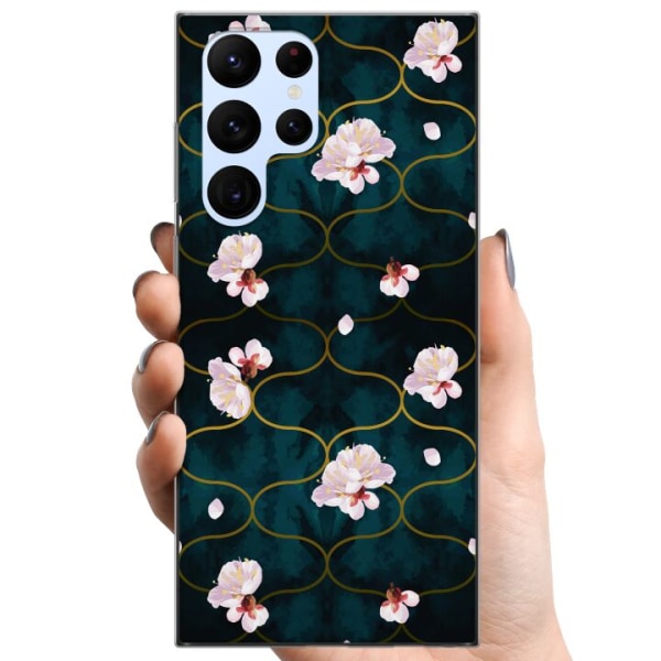 Samsung Galaxy S22 Ultra 5G TPU Mobilskal Blommor