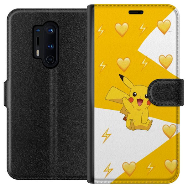 OnePlus 8 Pro Lompakkokotelo Pikachu Pokémon Pelihahmo Peliaihe Suosittu Ikoni Sarjakuvasarja Pokémon GO Lasten Klassikko